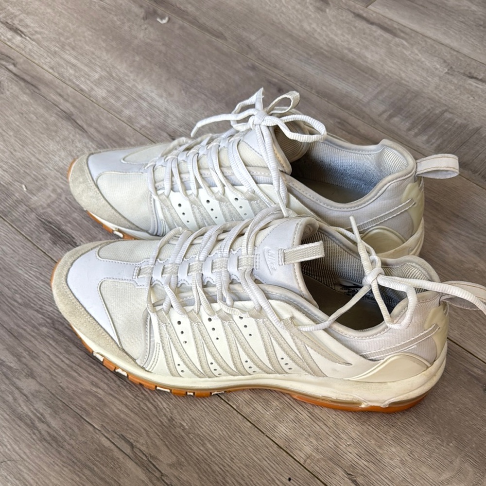 Nike Air Max 97 Haven Clot White Athletic Sneakers 11.5
